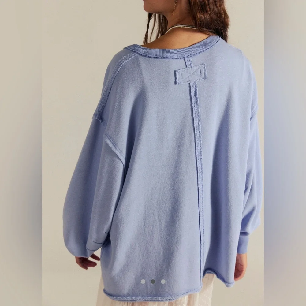 Free People Venice V-neck graphic sweatshirt - Picture 2 of 4